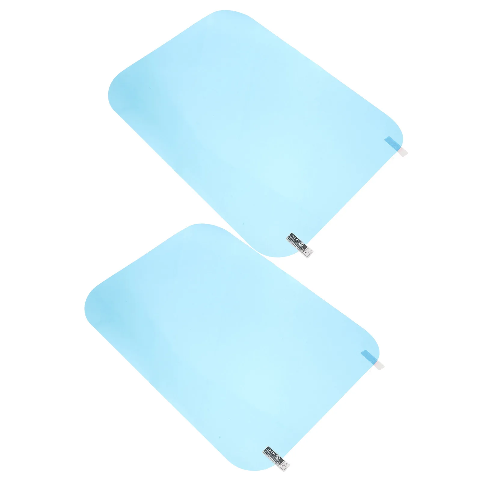 2Pcs Shower Mirror Anti Fog Film Bathroom Protective Waterproof Sticker Clear Sheet Hotel Home Rv Glass Defogger