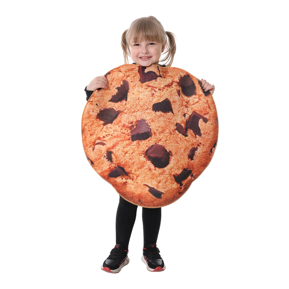 Cool Children's Costumes Kids Food Funny Costume For Purim Carnival Boys Hot Dog Cosplay Pizza Milk And Cookies Costume