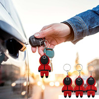 New Popular Film and Television Works Modeling Key Chain Cute Character Epoxy Keychain DIY Handmade  Pendant, Cosplay Decoration