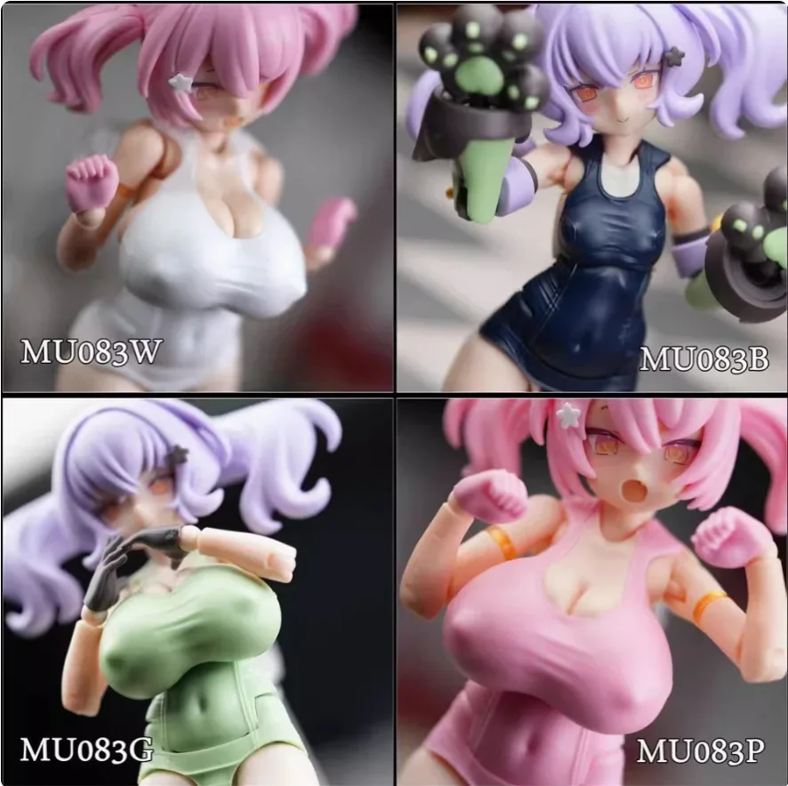 Em estoque sh 1/12 mu083 soldado deusa dispositivo resina gk puni mofu gato coelho maiô modificação modelo de brinquedo de alta qualidade