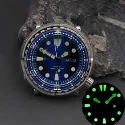 Mens Automatic Watches Head Men Dive Watch 200m Waterproof Automatic Wristwatch C3 Luminous Sapphire Crystal Stainless Steel