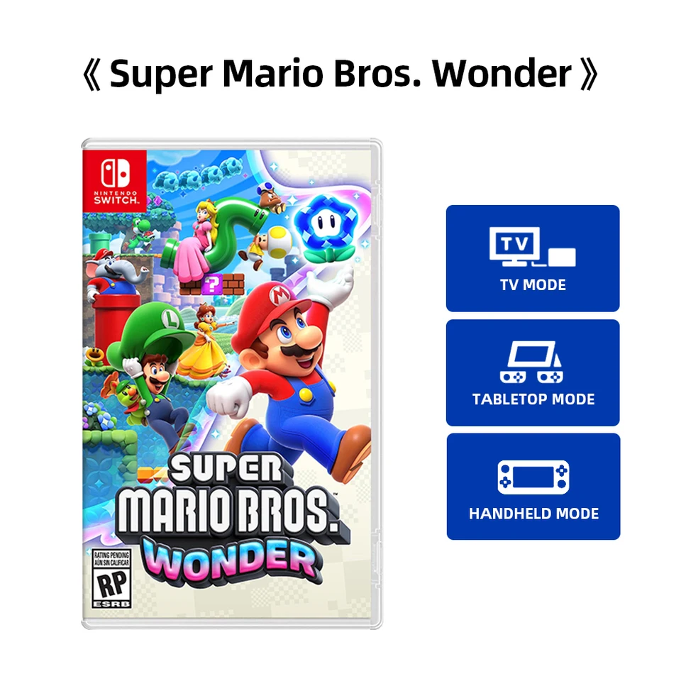 Nintendo Switch Game - Super Mario Bros. Wonder - Games Cartridge