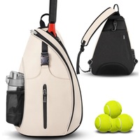 2025 New Badminton Racket Backpack Outdoor Sports Training Single Shoulder Tennis Bag Peak Ball Crossbody Bag Mini Oxford Cloth