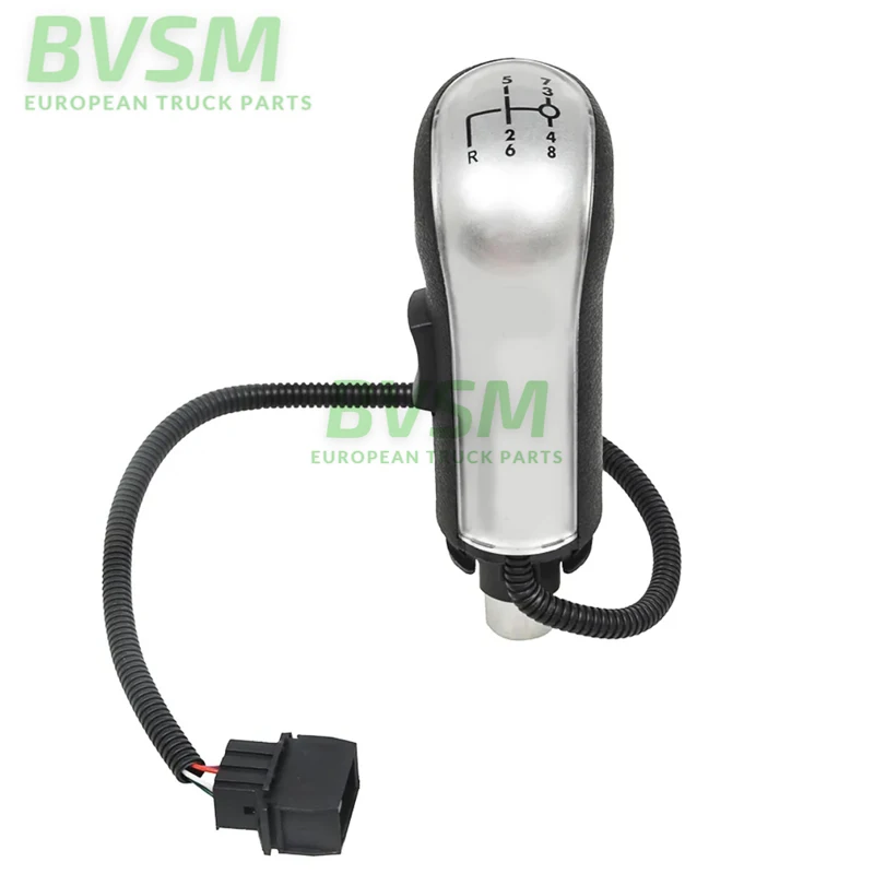 

For MAN TGA TGX TGS TS044 4Pin 8 Speed+R Truck Electric Gear Shift Knob ABS Gear Stick Shifter Lever Head 81326200112