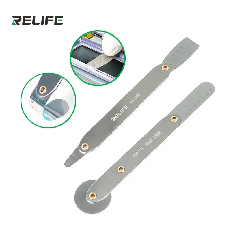 RELIFE RL-060 Super cienkie narzędzia do otwierania rolki do demontażu dla IPhone Samsung Edge Screen Glass Cutting Middle Frame Cover Kit