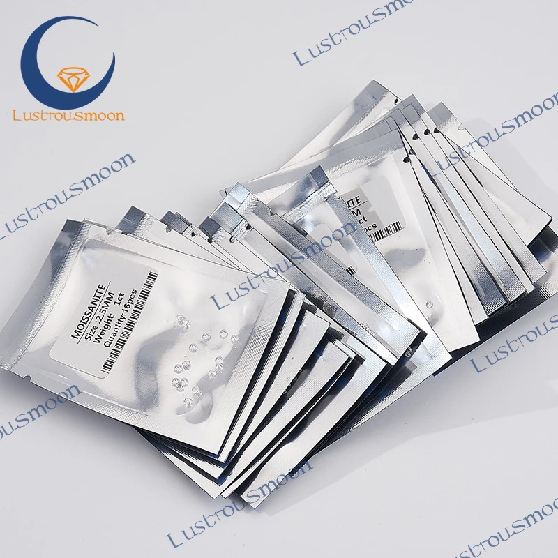 

[FULL SIZE 0.8MM~2.9MM]Wholesale Price DEF Moissanite Melee Stones White Small Size for Jewelry Making DIY Moissanite Stone