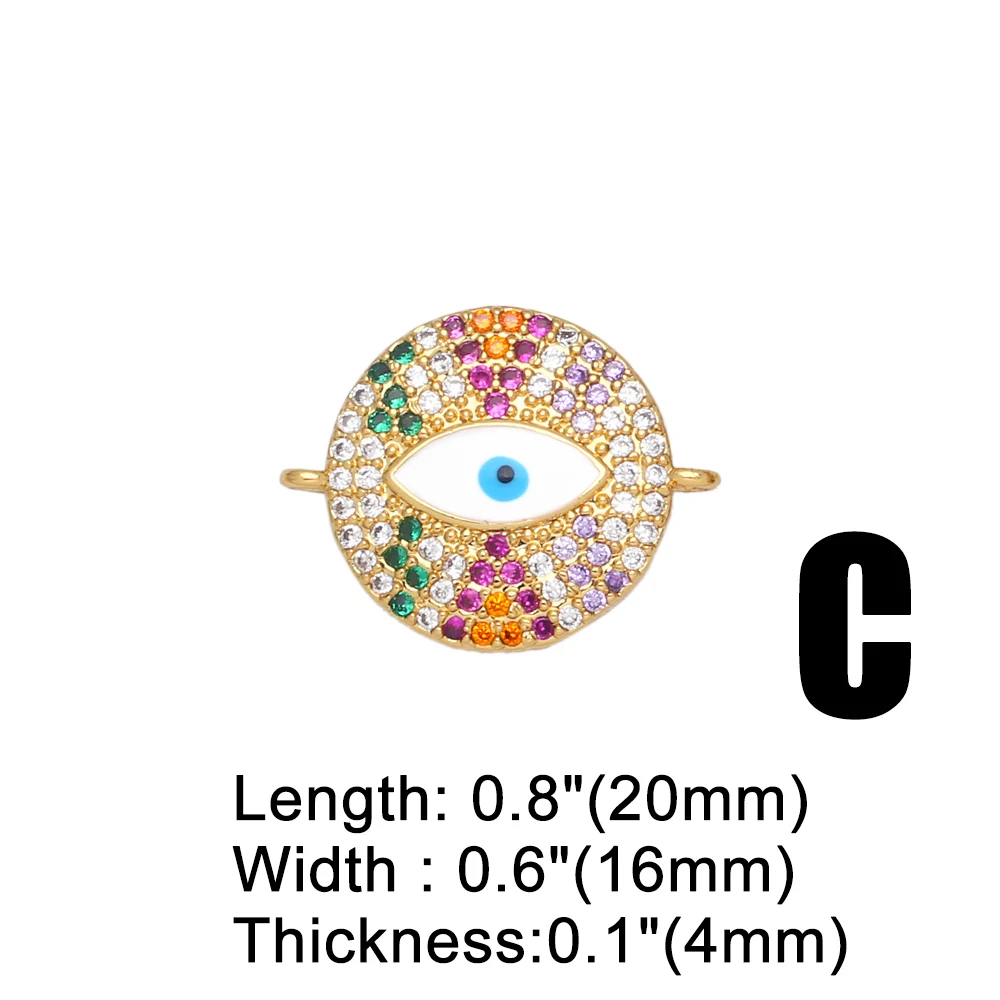 OCESRIO Virgin Mary Necklace Pendant for Jewelry Making Gold Plated Copper Christianity Findings for DIY pdta668