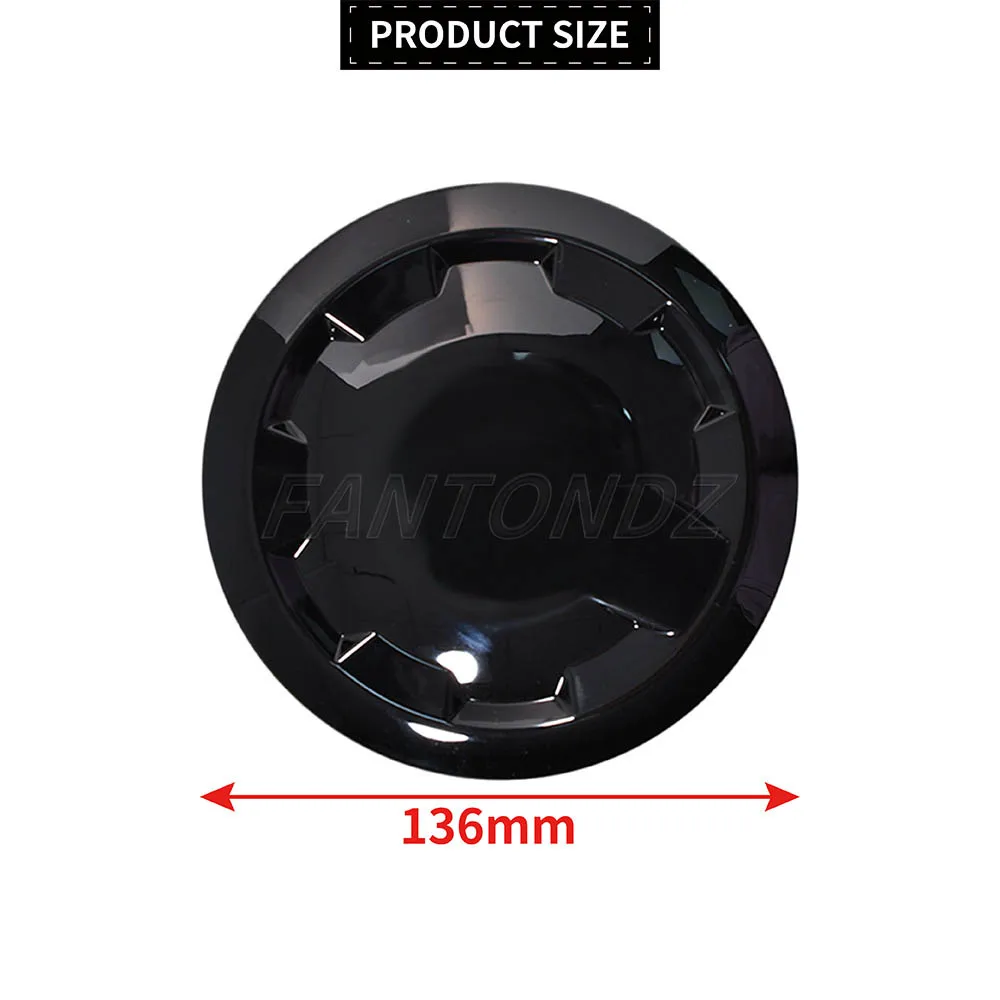 For Honda Civic FN2 2006-2011 Gloss Black Fuel Cap Cover For Honda European Model FN FK 74480-SMG-E011-50 1503365