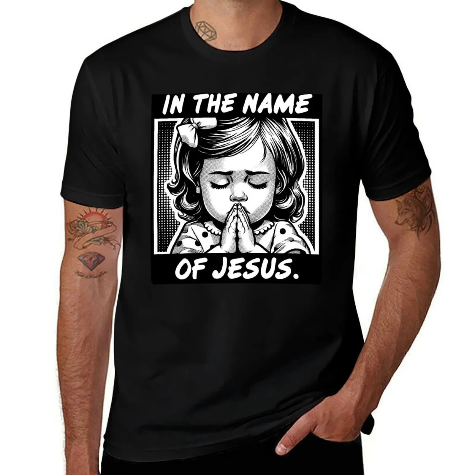 

In The Name Of Jesus T-Shirt cute clothes shirts graphic tee tops T-shirt men