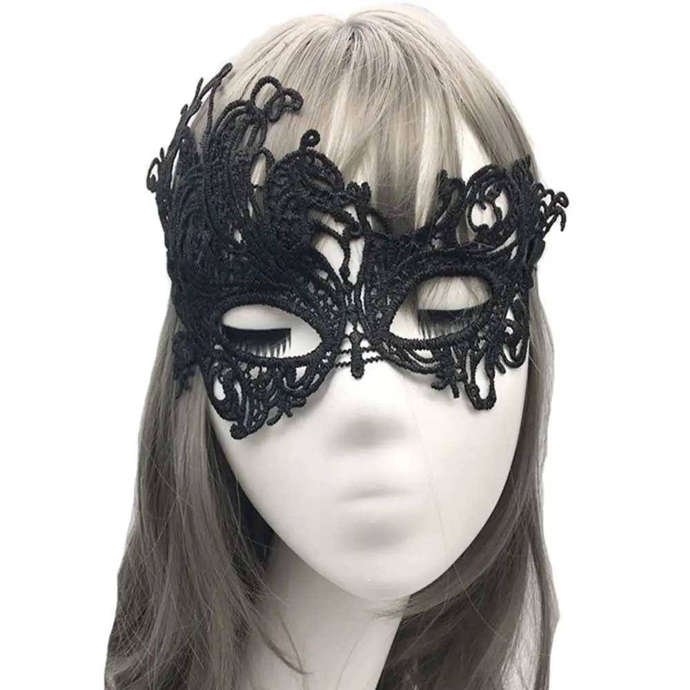 Puntelli da ballo per cosplay vuoti Fornitura di Halloween Maschera per occhi in maschera abbronzante Forniture per feste Maschere da ballo Maschera di Venezia Maschera di pizzo