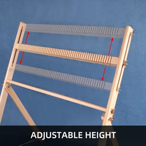 Anfänger -Web -Kit, Stützung von Weben mit Unterstützung, Wandteppich, großer Wandwebde, Webroom, Webwerkzeug, 23 Zoll, 60 cm 7 Haupt Telar Big Sales - №7