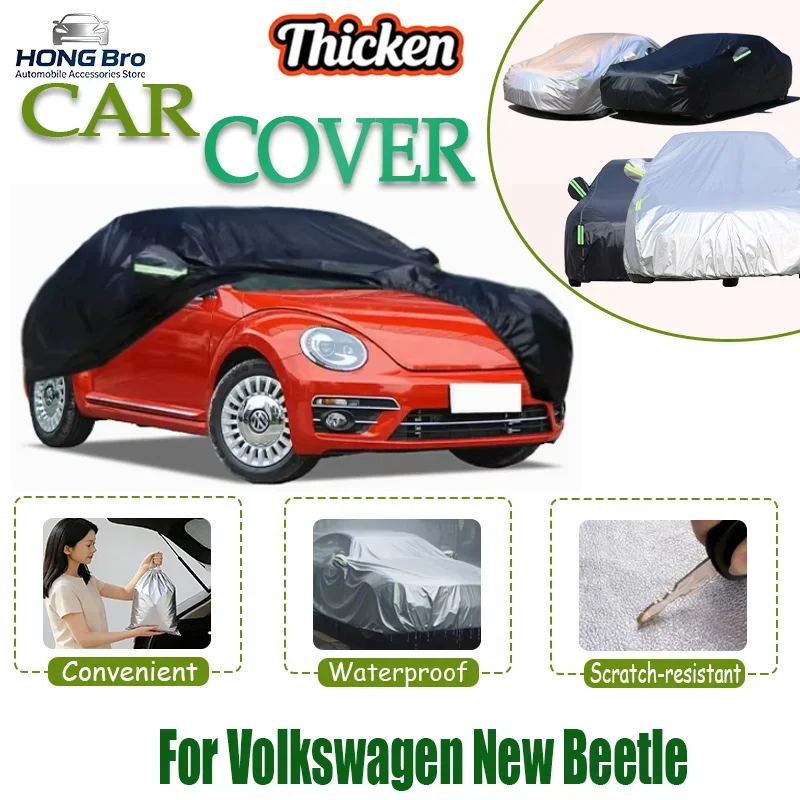 Outdoor Weather Resistant Car Cover Full Protection Anti-Dust UV Guard For Volkswagen New Beetle