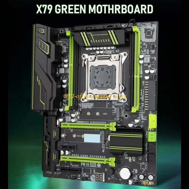 

A9LC X79 Green 2.49 Материнская плата DDR3 Слоты памяти SATA3.0 для M.2 NVME PCIE 16X GIGAB