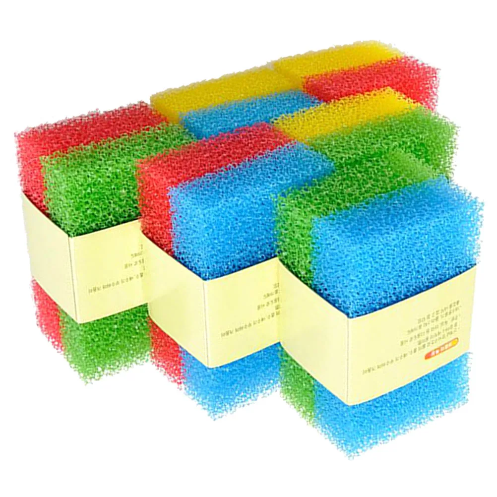 

10pcs Cleaning Sponge Durable Kitchen Scouring Pad Dishwashing Strong Absorption Foam Delicate Surface Ideal For Kitchen