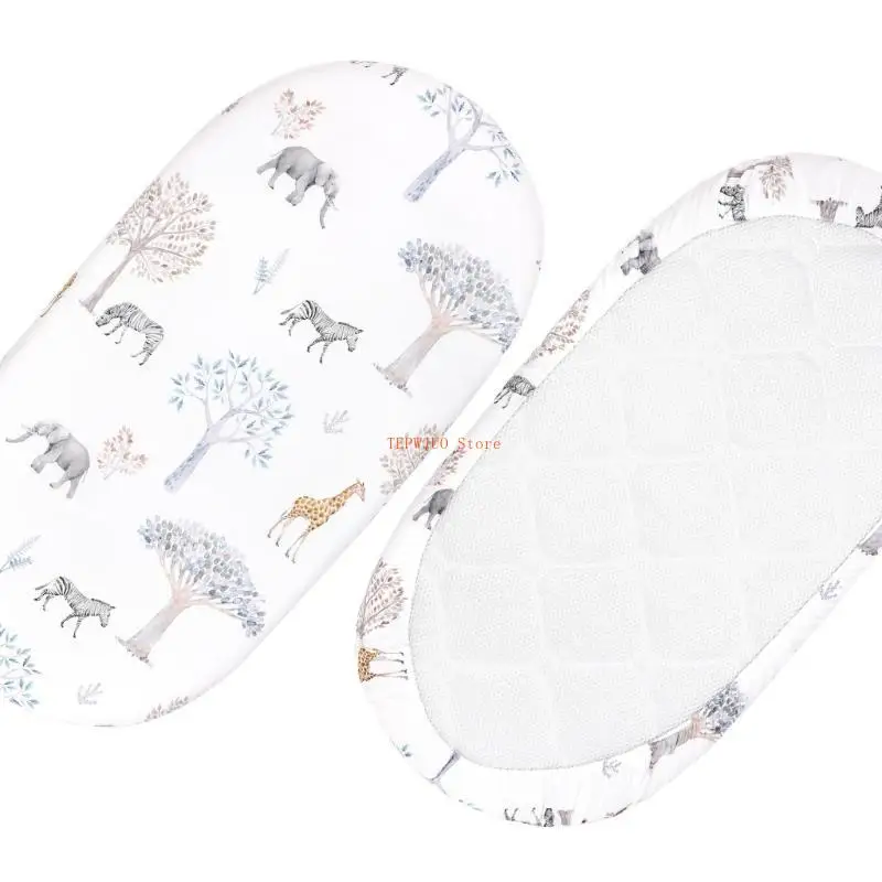 مجموعة U50F مكونة من قطعتين من ملاءات سرير الأطفال الملائمة عالميًا لغطاء تغيير الحوامل