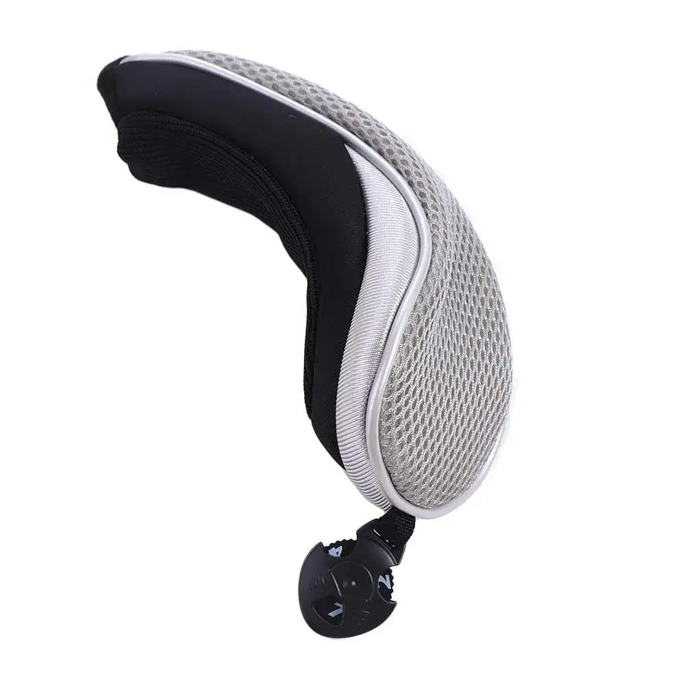 Polyester Material Interchangeable Number Hybrid Color Golf Headcover Golf Head Protector Club Heads Cover Golf Club Headcover