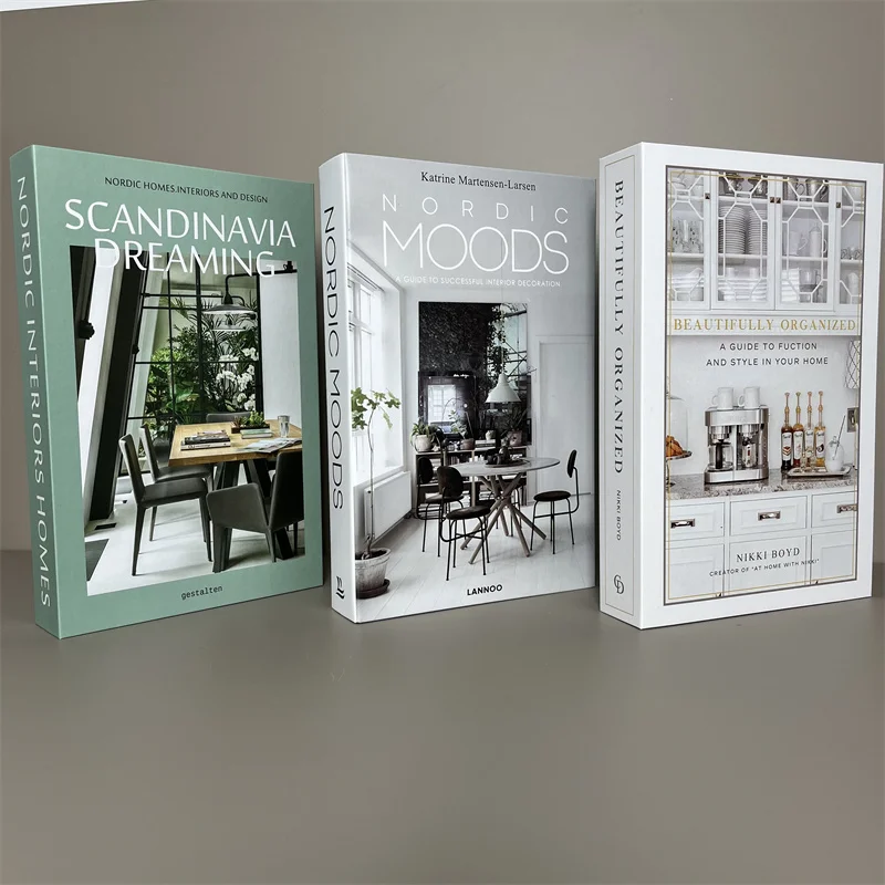 3 stks/set Nep Boek Luxe Fotografie Props Boeken Decor Eenvoudige Moderne Faux Boeken Salontafel Props Boek Ornamenten