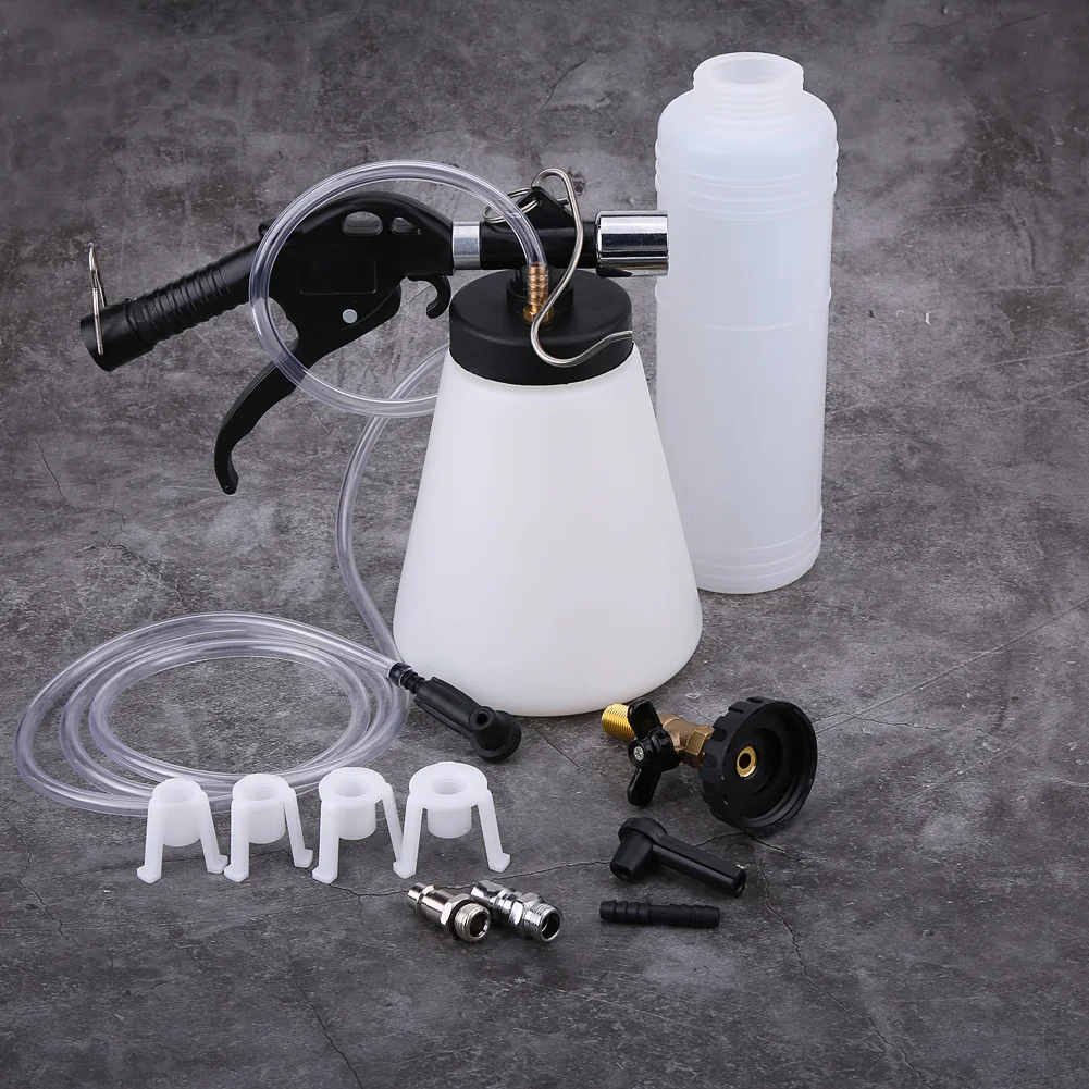 Car Brake Fluid Bleeder Kit 90-120PSI Pneumatic Brake Fluid Filler Car Brake Oil Filling Tool