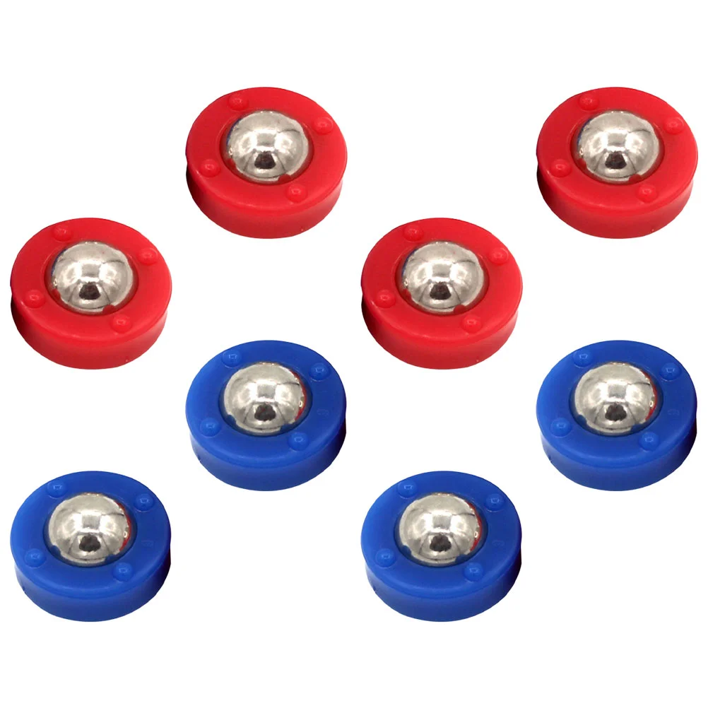 8 Pcs Gaming Desk Accessories Tabletop Shuffleboard Foosball Game Supplies Checkerboard Free Sliding Beads Child