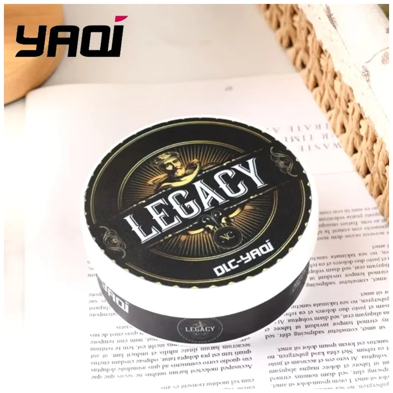 yaqi-新シリーズ-シェービングソープ。なめらかなシェービングとフェイシャルケアのために手作り。legacy-atisan-170g。男性用シェービングクリーム。男性へのギフトに最適。