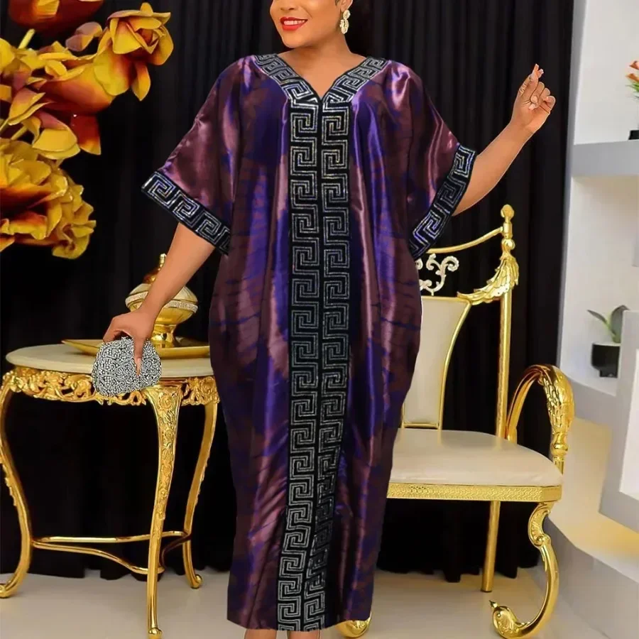 

Абая по индивидуальному заказу для женщин, Дубай, роскошное африканское мусульманское модное платье 2025 года, кафтан, марокканские вечерние платья, халат бубу Dje