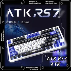 ATK RS7 Pro Mechanical Keyboard Magnetic Switch Smart SPEED X Quick Trigger 8K Wired Customized Gaming Keyboard RGB Pc Accessory