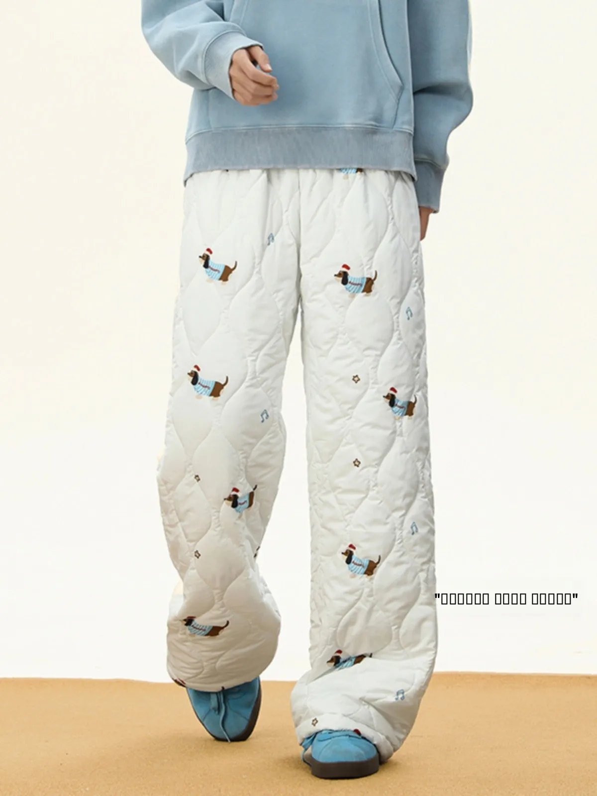 

Мужские зимние теплые хлопковые брюки Thiened с узором тыквы, повседневные прямые брюки на подкладке Fce, американские брюки для отдыха...