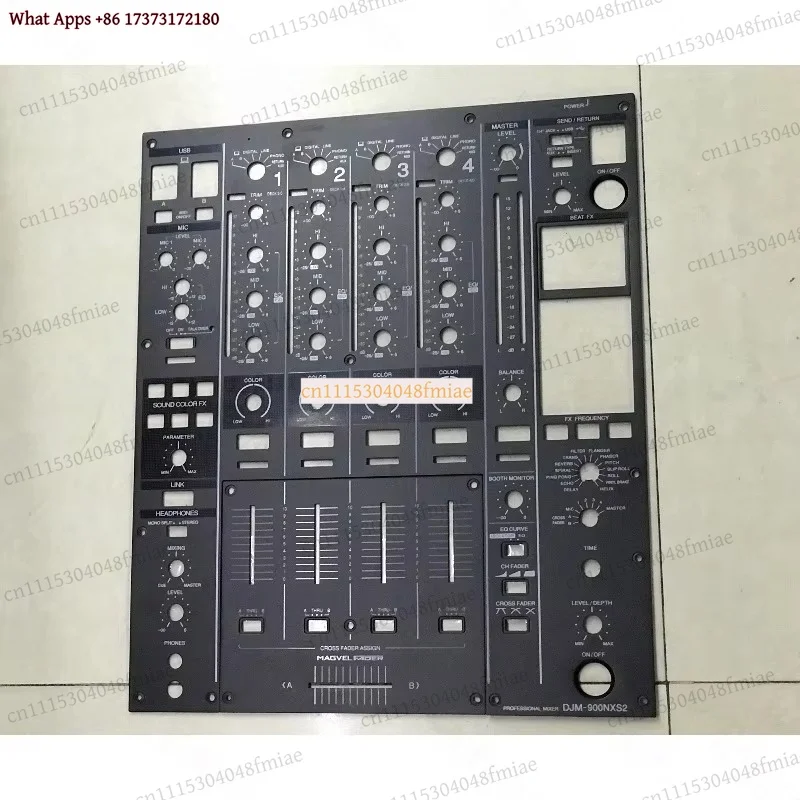 DJ Mixer Face Panel Kit with Screws Top Plate Replacement Parts for DJM-900NXS2 Electronic Accessories