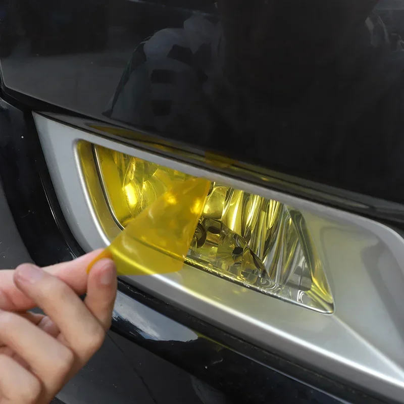 

Gao Ruying For Ford Ranger Wildtrak T7 T8 2015-2021 PVC Yellow Car Front Fog Lights Lights Film Sticker Trim Car Accessories