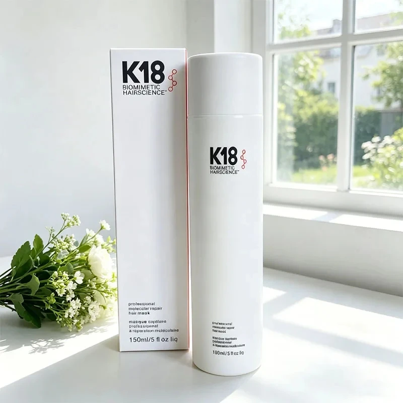 Populair K18 50ML Leave-In Moleculair Reparatie Haarmasker Diep Conditionerende Keratine Behandeling Verzacht Haar Gezonde Gladmakende Haarverzorging