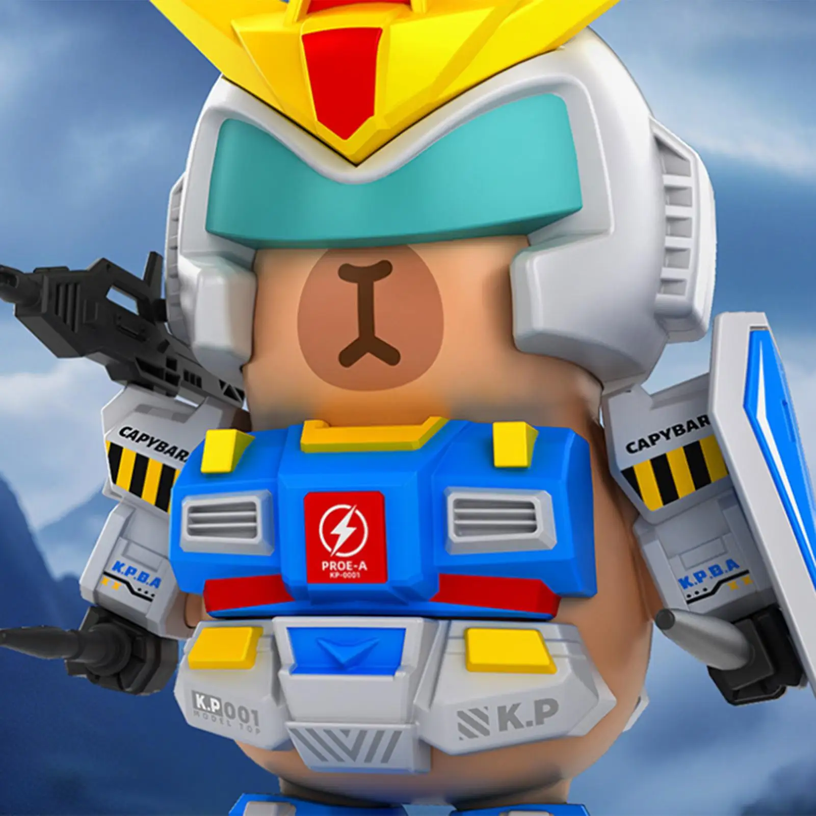 휴대용 카피바라 자석 메카 피규어 손으로 조립할 수 있는 카피바라 장난감 데스크탑 장식 창의적인 로봇 동물 장난감 게임