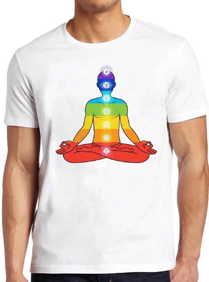 Aztec Yoga Buddha Chakra Meditation Cool Retro T Shirt 2241