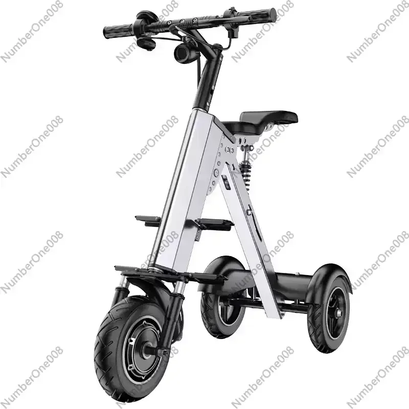 

Легкий складной электросамокат 350 Вт, портативный мини-самокат на трех колесах для взрослых, детей и родителей