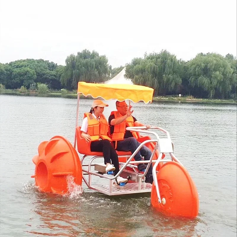 

The Most Popular Two Person On Sea And Lake With 3 Wheels Water Sports Tricycle Pedal Boat Bike Water Bike