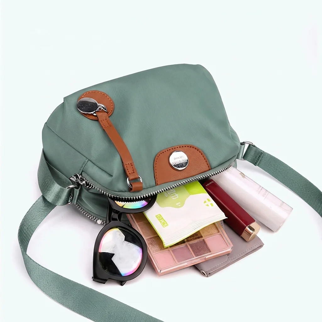 Vintage Leichte Praktische Damen-Umhängetasche, Handytasche | Geldbörse, lässige, vielseitige, multifunktionale Umhängetasche – Detail 8