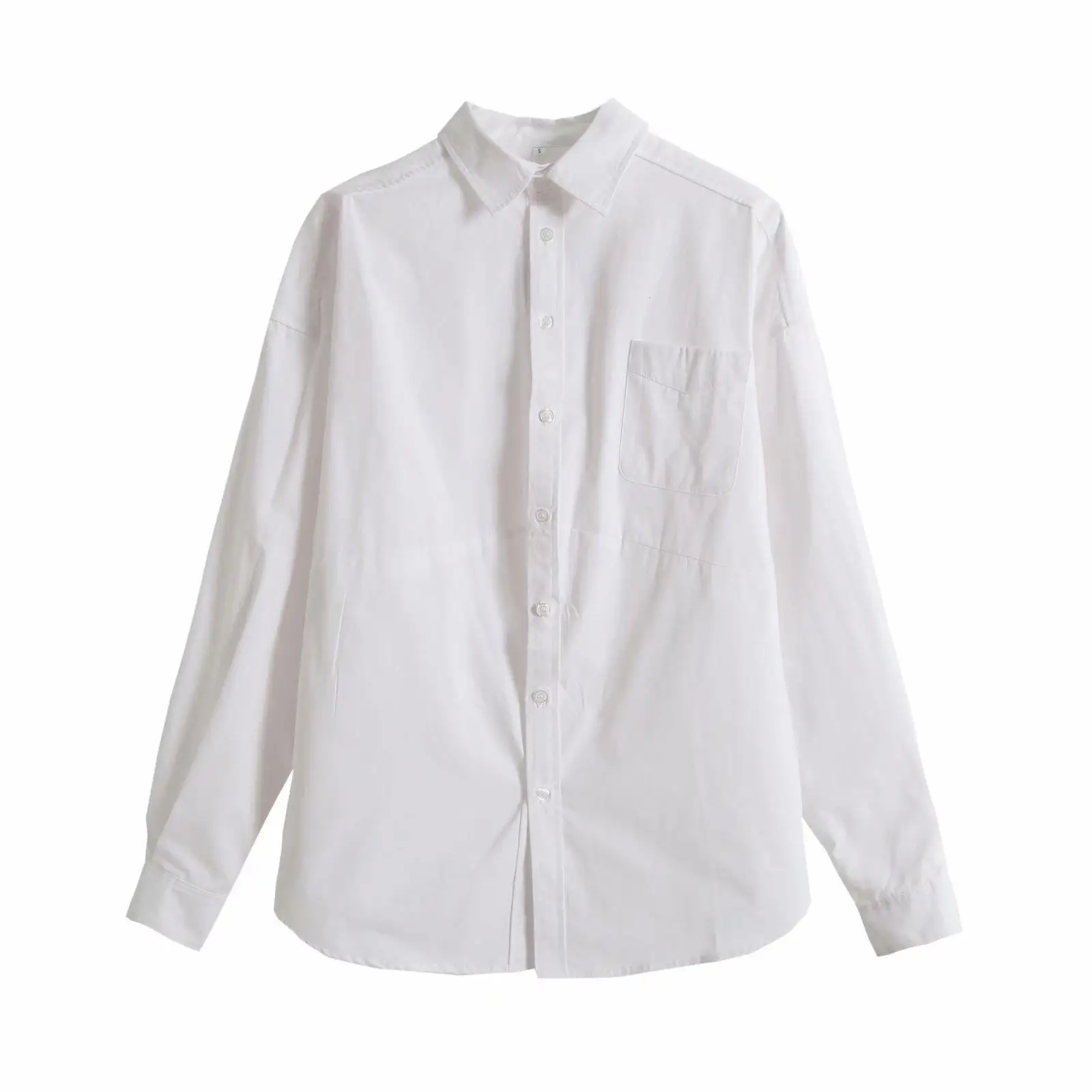 

Women's Boyfriend irt Pullover Long Sved Collar k Sle Cotton Blend oulder Pad Long Sve Casual Top for Summer