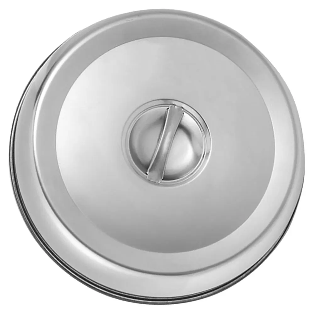 

Stainless Steel Round Pot Lid BBQ Grill Steak Cover Food Dome Protective Kitchen Cookware Accessories Stainless