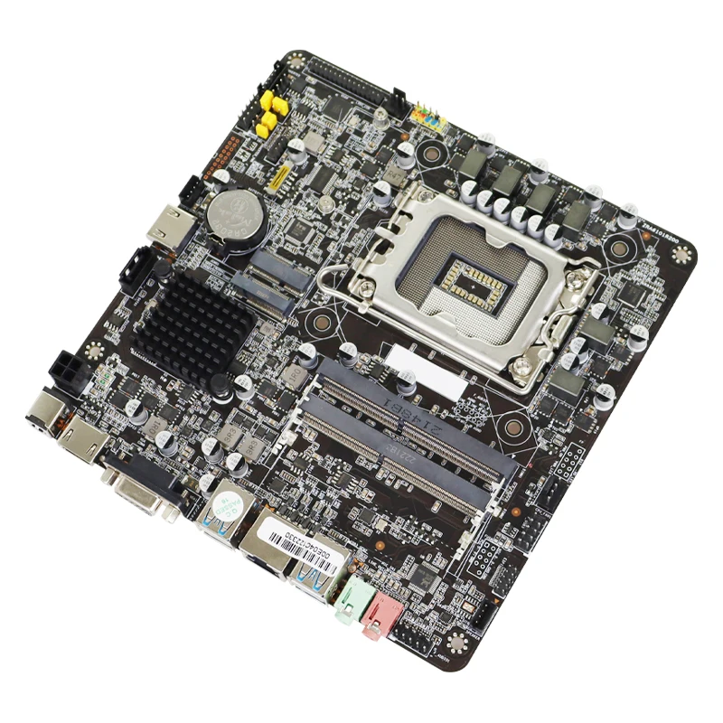 Zillion-Placa-mãe Mini ITX, LGA 1700 Dual Channel, Suporte DDR4, Core i3, i5, i7, Pentium, Celeron, Jogos para PC, H610, CPU 12ª Geração