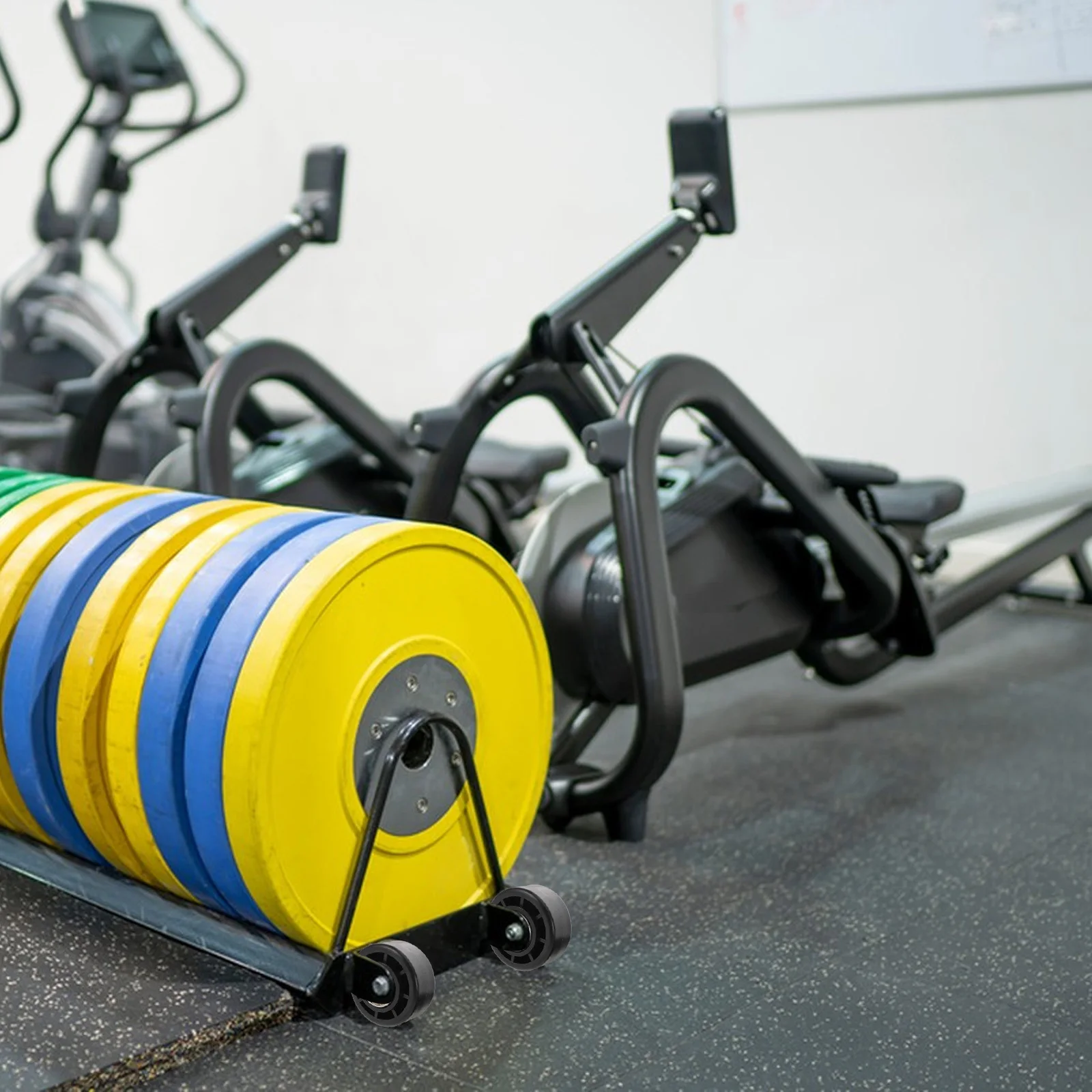 

2Pcs Wear-Resistant Fitness Wheel Roller with Bearing Heavy Duty Pulley for Gym Equipment Treadmill Exercise Bike Replacement