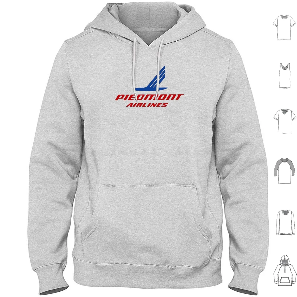 

Piedmont Hoodies Long Sleeve Airbus Aviation Jet Plane Pilot Captain Airways Boeing Aeroplane