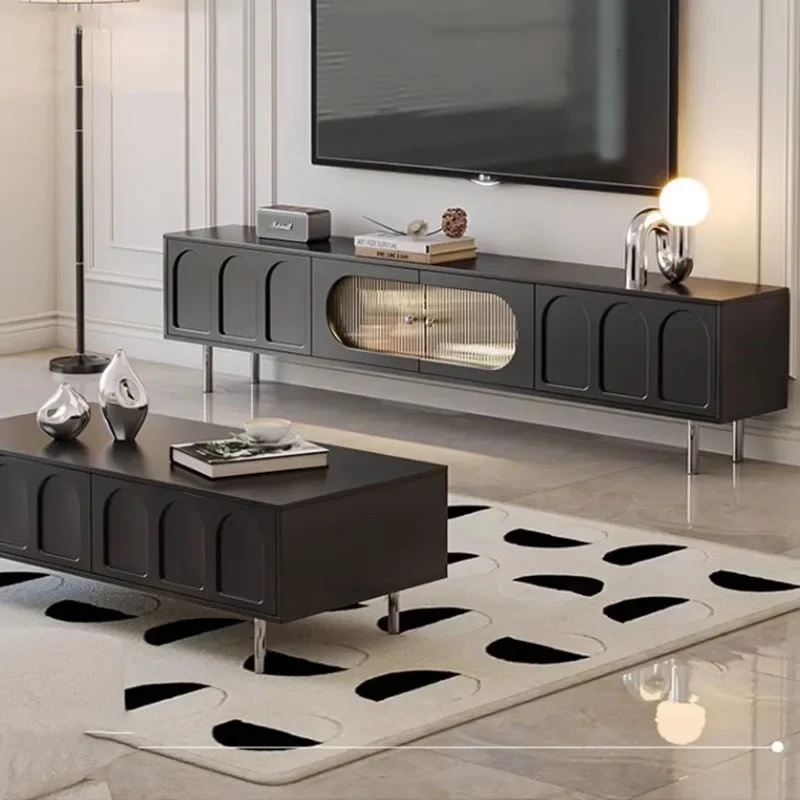 

Стенная телевизионная стойка, современный шкаф для телевизора из массива дерева, напольная подставка с ящиками, мебель для гостиной