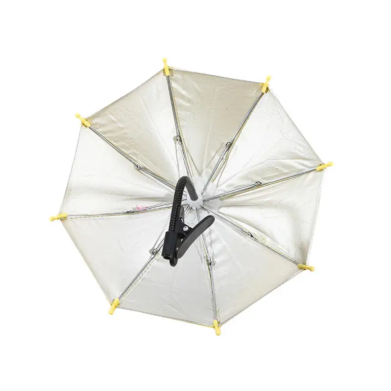 Biegsames Design Auto-Handy-Sonnenschutz Blendschutz mit Clip Handy-Regenschirm Verstellbare Rutschfeste Auto-Handyhalterung – Detail 31