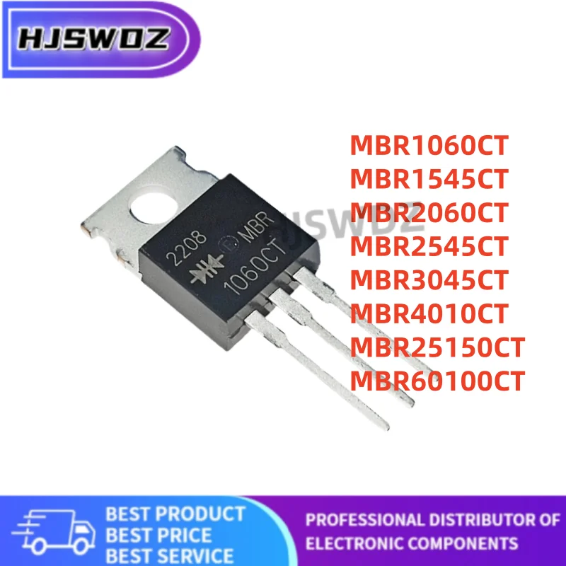 

10 шт./лот, новые MBR4010CT, MBR3045CT, MBR1060CT, MBR25150CT, MBR1545CT, MBR2060CT, MBR2545CT, MBR60100CT, TO-220