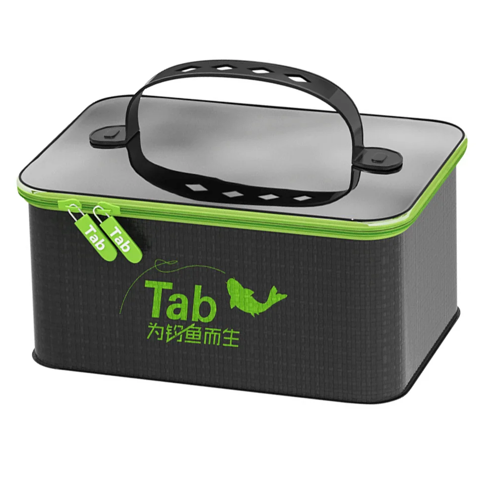 ZUKIBO Tragbare EVA-Angelbox Wasserdichter Angelzubehör-Organizer Große Kapazität Tackle-Aufbewahrungskoffer Handtasche für Angelausrüstung – Detail 7