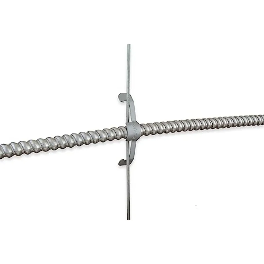 

Крепление для кабеля в трубах: зажим для потолочного крепления, резьбовая шпилька и фланцы. Прочный пружинный стальной зажим