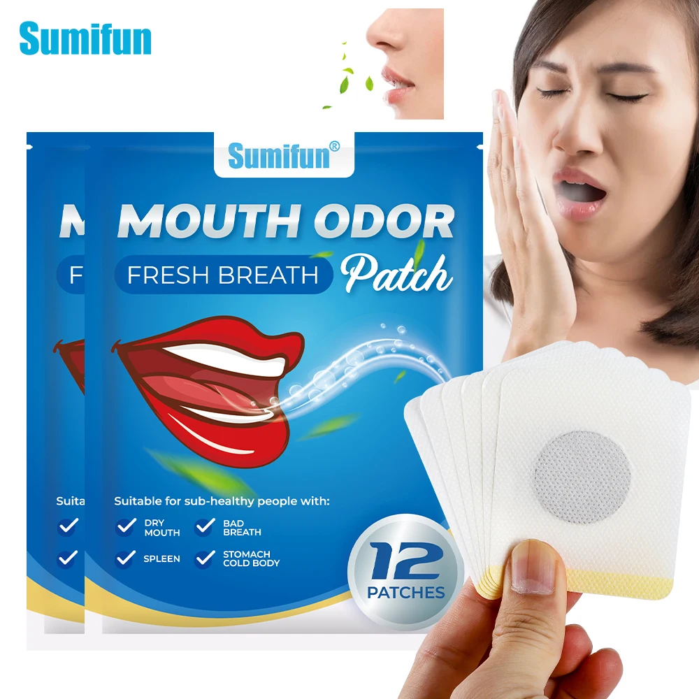 12/24/36Pcs Mouth Breath Freshener Remove Odor Bad Breath Oral Ulcer Removal