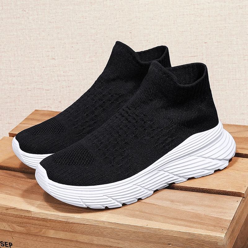 Men Running Walking sock Shoes Fashion Casual Sneakers Breathable Sport shoes Lightweight Men Sneakers Casual Shoes