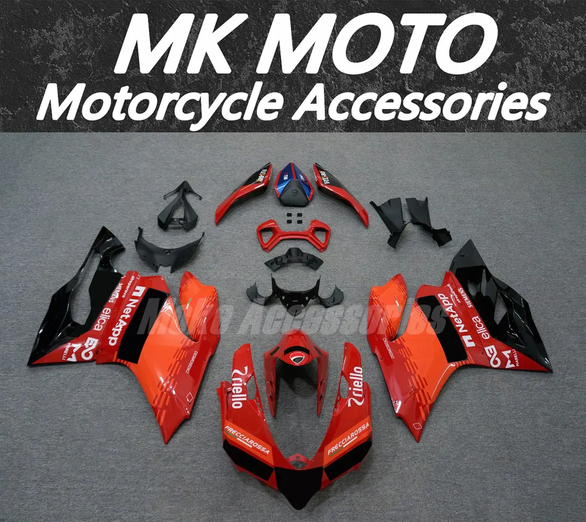 

Motorcycle Fairings Kit Fit For Panigale 899 1199 2012 2013 2014 Bodywork Set Abs High Quality ABS Injection Red/white Black