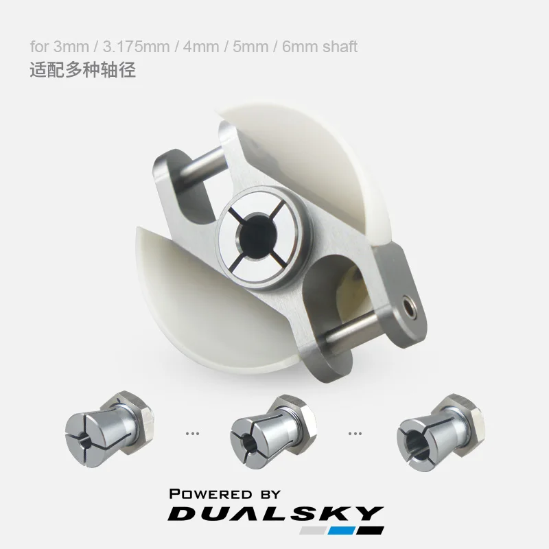 DualSky FPS32Z 32 มม.ใบพัดพับ SPINNER 3.0/3.17/4.0/5.0/6.0 มม.เส้นผ่านศูนย์กลางเพลา Fairing สําหรับ F5K F5J P5B RC เครื่องร่อนเครื่องบิน