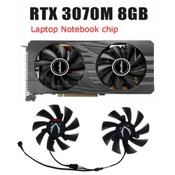 2 pièces/ensemble,PLA09215B12H,GA92S2H,Ventilateur de carte graphique,refroidisseur de GPU,pour Nvidia Laptop Chip RTX 3070M 8G,pour JIESHUO Laptop Chip RTX3070M 8G